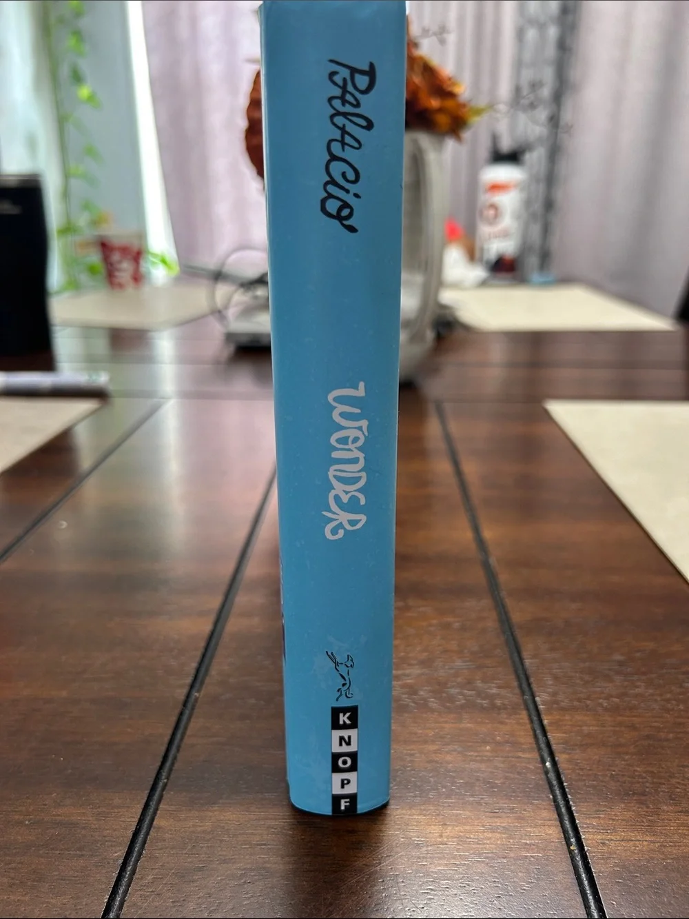 Wonder by R.J. Palacio — Blue Hardcover Book